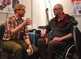 Ole and I chatting Ole and I chatting