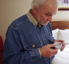 Dave Catizone with his loot Dave Catizone with his loot