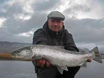 I was expecting a slim salmon, not this nice sea trout I was expecting a slim salmon, not this nice sea trout