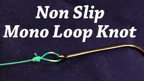 Video thumb for Non Slip Mono Loop Knot