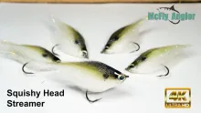 Video thumb for Squishy Head Streamer - Green Shad